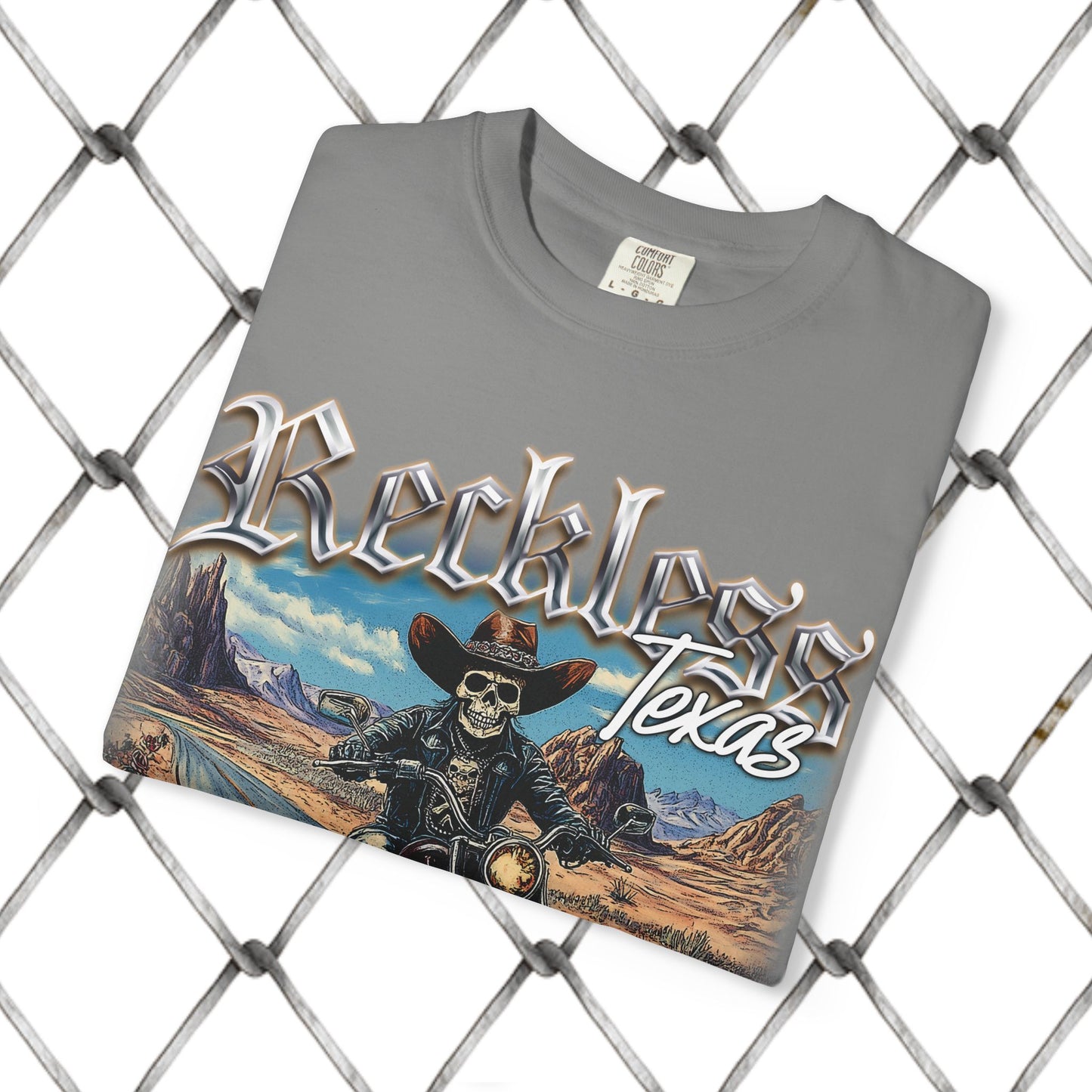 Reckless Texas Graphic T-Shirt THE BIKER
