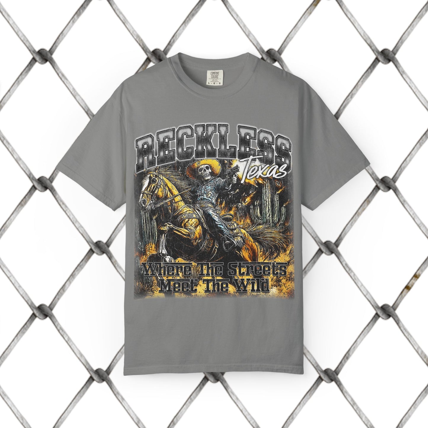 Reckless Texas Graphic T-Shirt THE OUTLAW