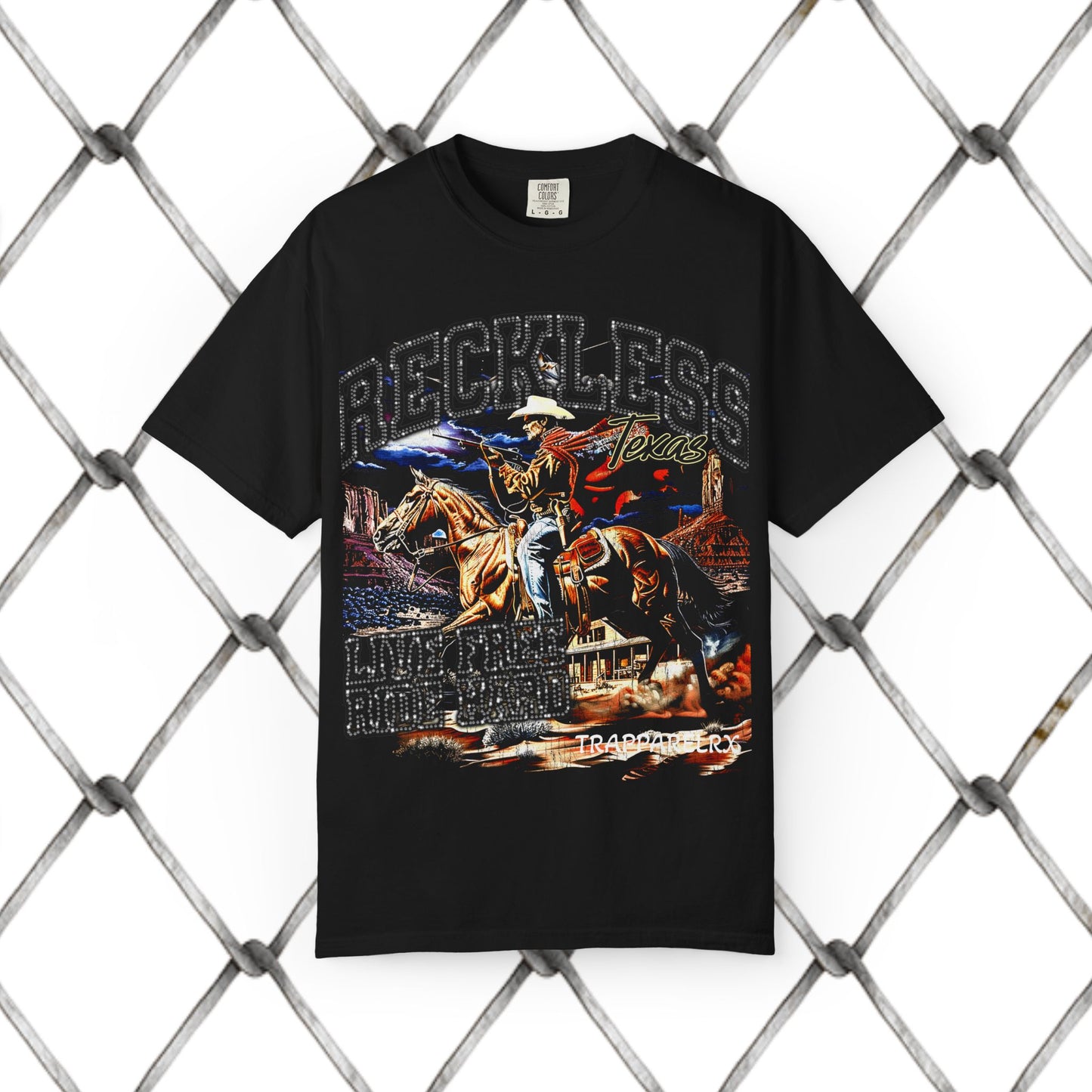 Reckless Texas Graphic T-Shirt THE COWBOY