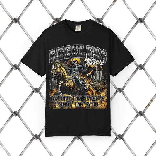 Reckless Texas Graphic T-Shirt THE OUTLAW